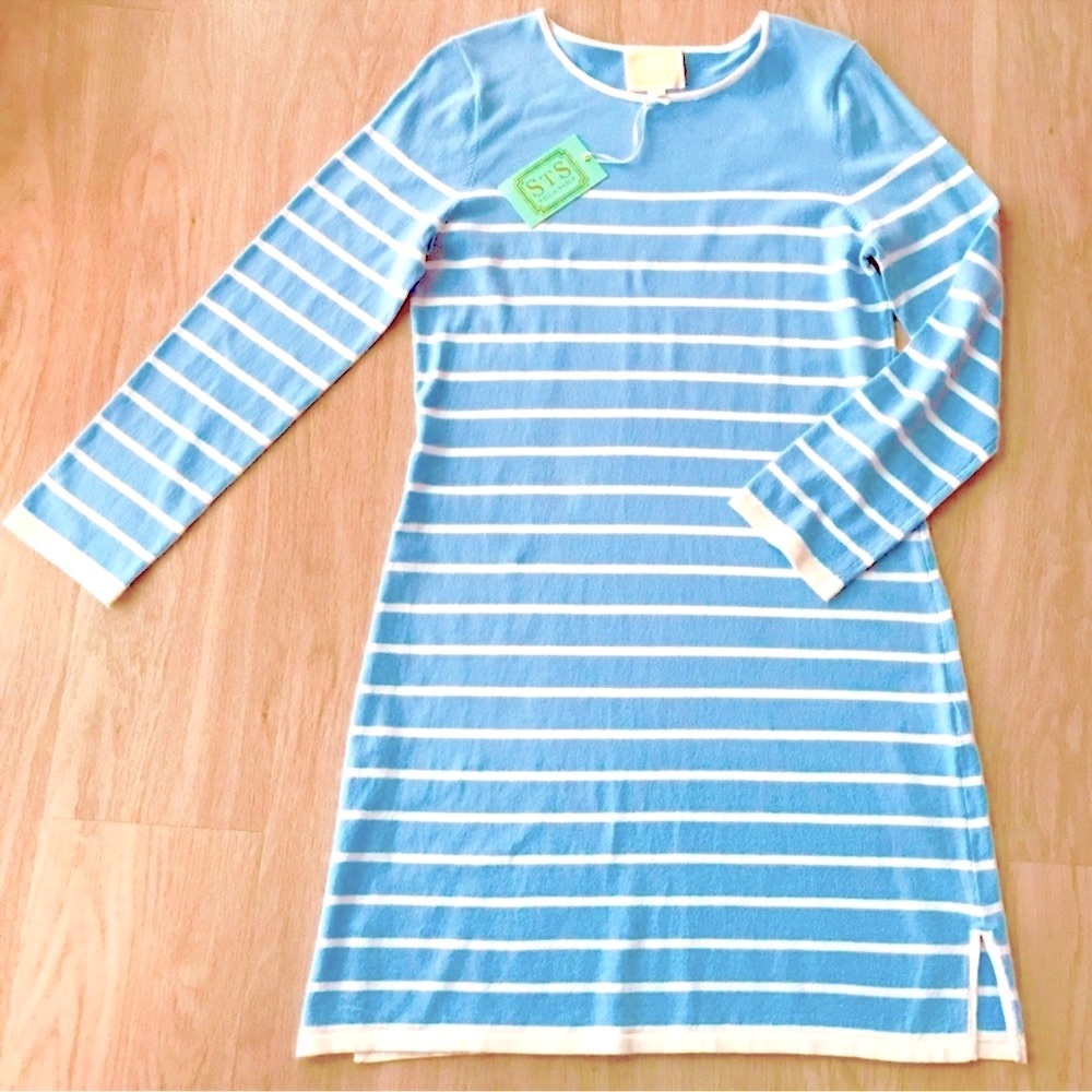 Sale to Sable Blue Sweater Dress NWT Medium